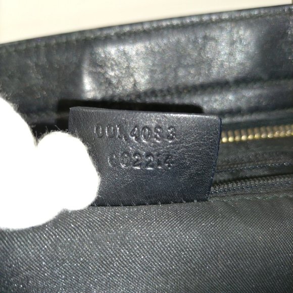 Gucci Tote Bag Black Canvas - Picture 6 of 9